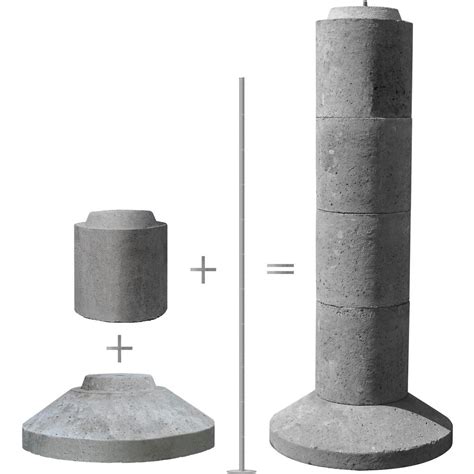 stackable concrete pier footings